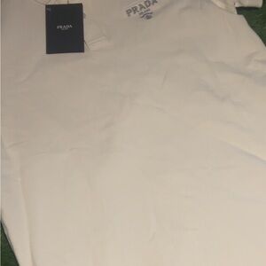 Prada Men's Cream White Shirt